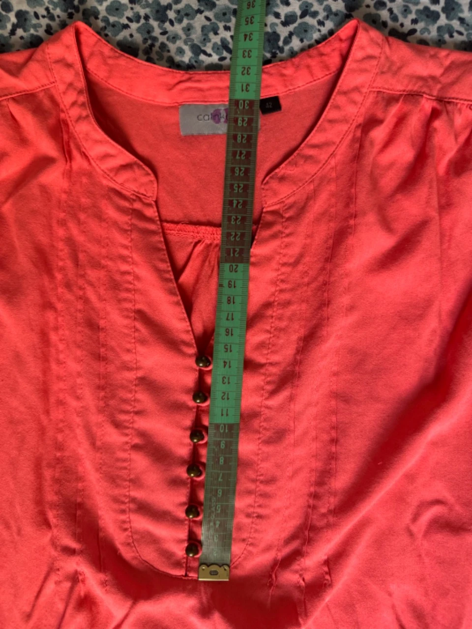 Camiseta longa rosa fluorescente T42 – photo 8